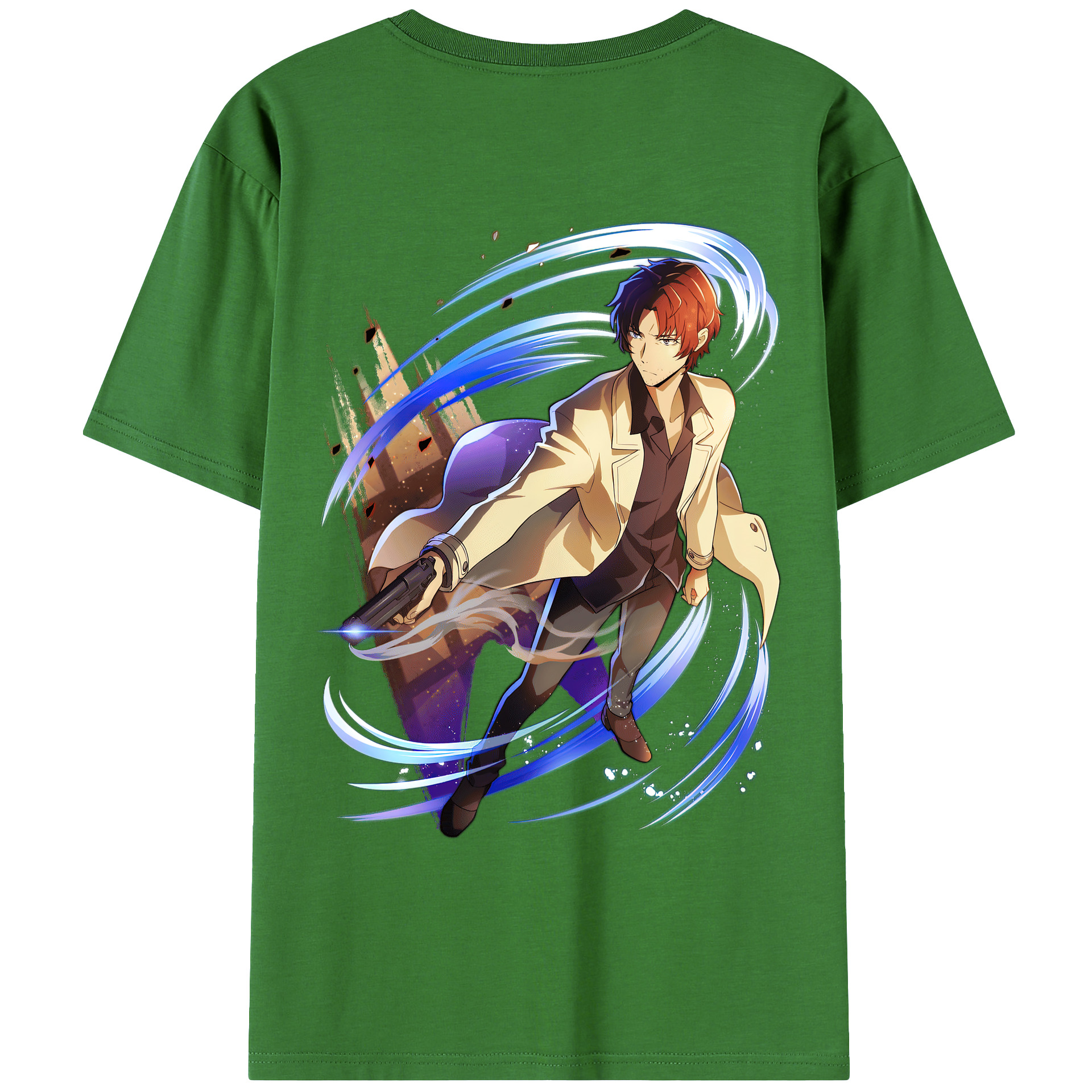 （画像用） 文豪ストレイドッグス Bungo Stray Dogs レディース半袖Tシャツ(バックプリント)